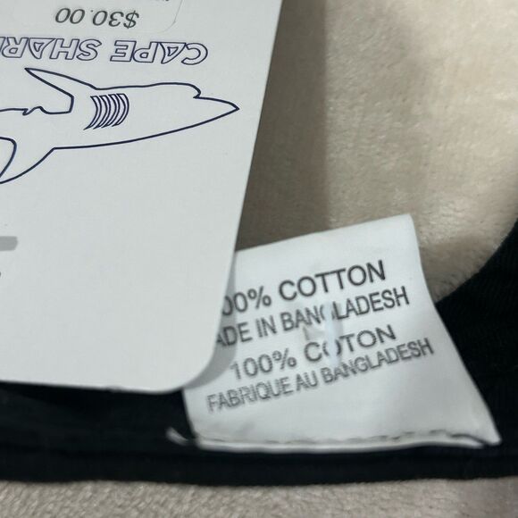 Cape Shark Visor Hat Women's Adjustable Strap Color Black - Picture 9 of 9